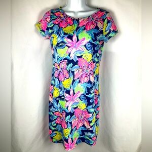 Lilly Pulitzer Women’s XS  Marlowe Short Sleeve Capri Soleil Print Dress